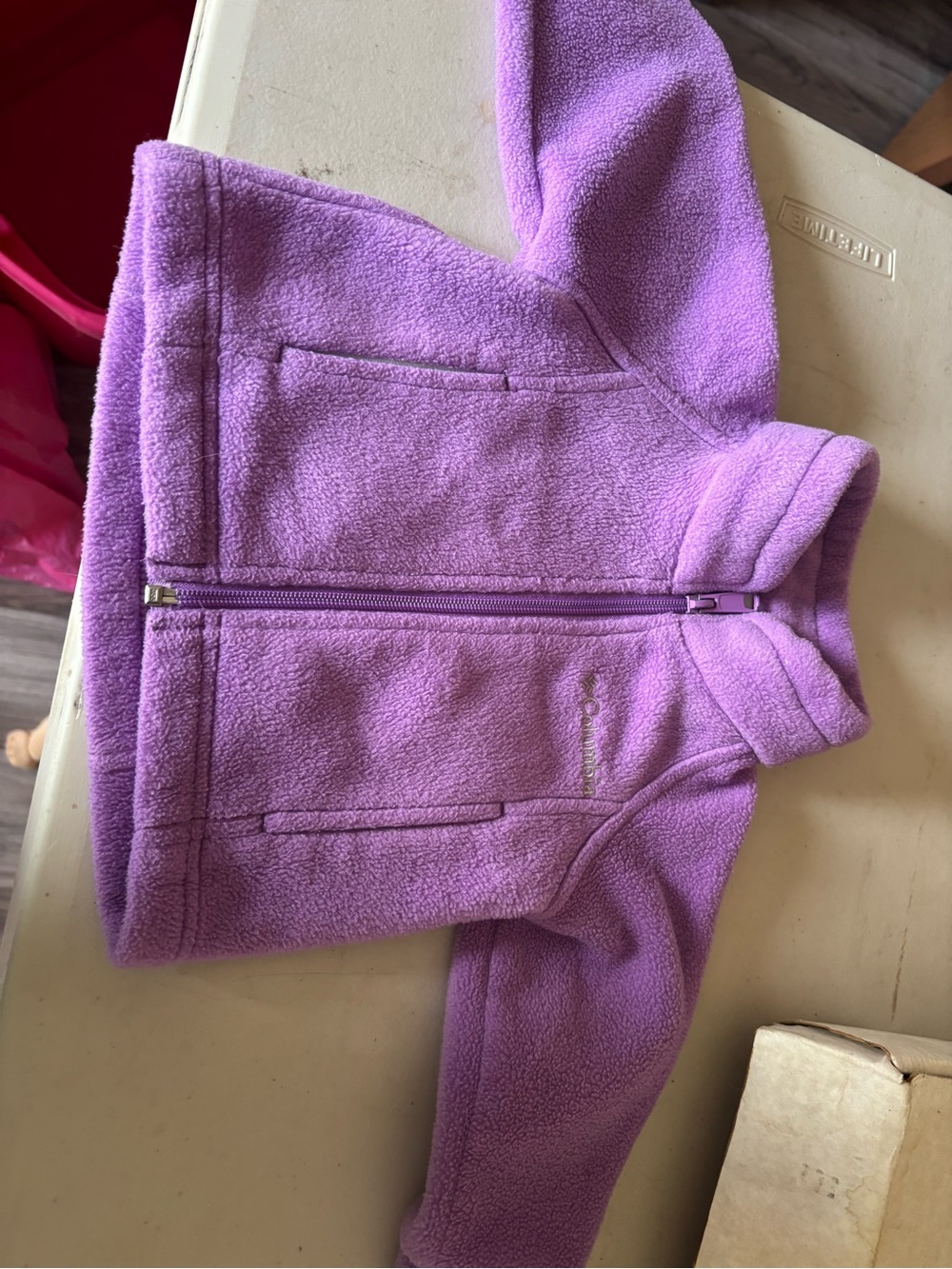 Columbia Kids Lavender Fleece Jacket